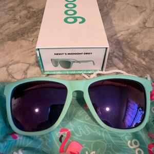 Goodr Nessy's Midnight Orgy Mint Sunglasses